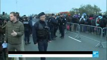 Calais Jungle Camp: tensions run high as migrants leave Calais ahead of camp's demolition
