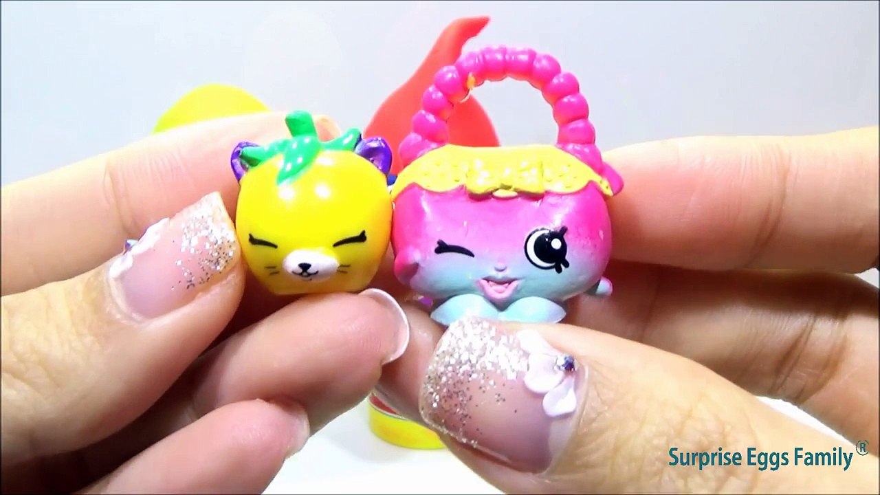 Play Doh Surprise Eggs Shopkins! Kinder Egg Surprise SHOPKINS Toys