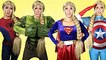 Princess Rapunzel Turns Into Superheroes! w- Spiderman, The Witch, Venom & Paw Patrol Chase IRL