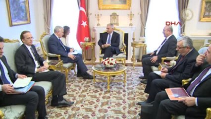 Başbakan Yıldırım, Fransa Dışişleri Bakanı Ayrault'yu Kabul Etti