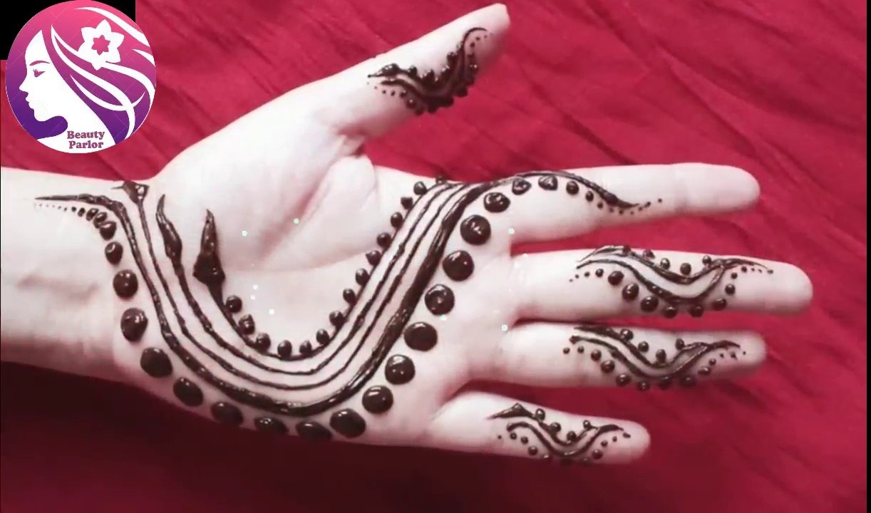 Prettty Dots Mehndi Designs Simple and easy step by step for hands episode #108 by Art Institute.