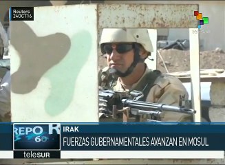 Irak: se registra avance de tropas gubernamentales en Mosul