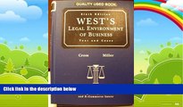 Big Deals  West s Legal Environment of Business: Text and Cases - Text Only  Best Seller Books