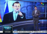 España: Rajoy sigue negándose a referendo independentista en Cataluña