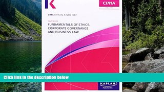 READ NOW  C05 Fundamentals of Ethics, Corporate Governance and Business Law - Study Text  Premium