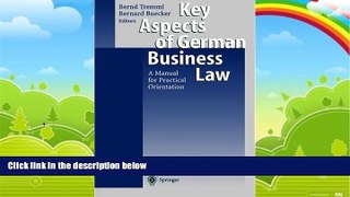 Big Deals  Key Aspects of German Business Law: A Manual for Practical Orientation  Best Seller