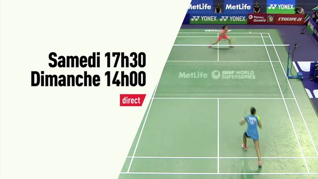 Badminton - Yonex Internationaux de France : 1/2 finales & finales, bande-annonce