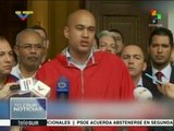 Acusa diputado a oposición venezolana de querer violar la carta magna