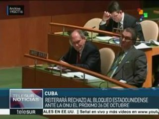 Pedirá Cuba ante ONU el fin del bloqueo de EE.UU.