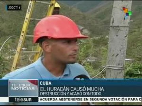 Cuba: Baracoa sufre las consecuencias del huracán Matthew