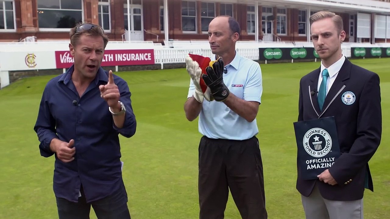 The highest cricket ball catch of all time - Guinness World Records