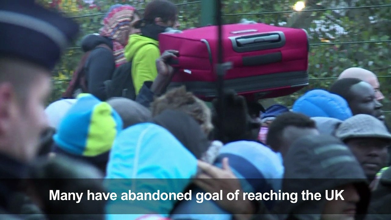 Relief, shattered dreams for migrants leaving Calais 'Jungle'