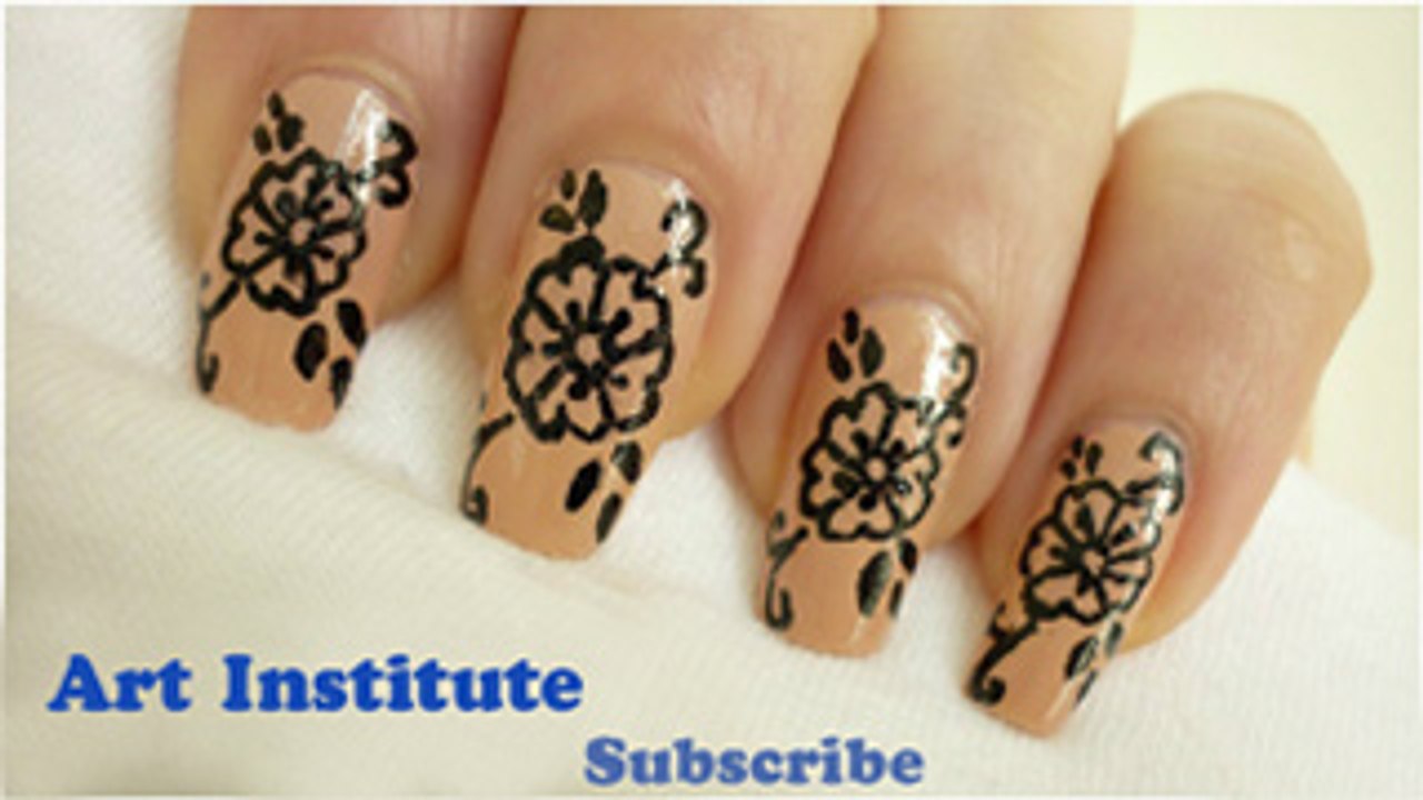 Nail art tutorials easy step by step for Women episode #101 by Art Institute.