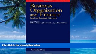 Books to Read  Business Organization and Finance: Legal and Economic Principles, 11th Edition