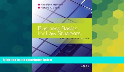 Must Have  Business Basics for Law Students: Essential Concepts and Applications (Essentials)