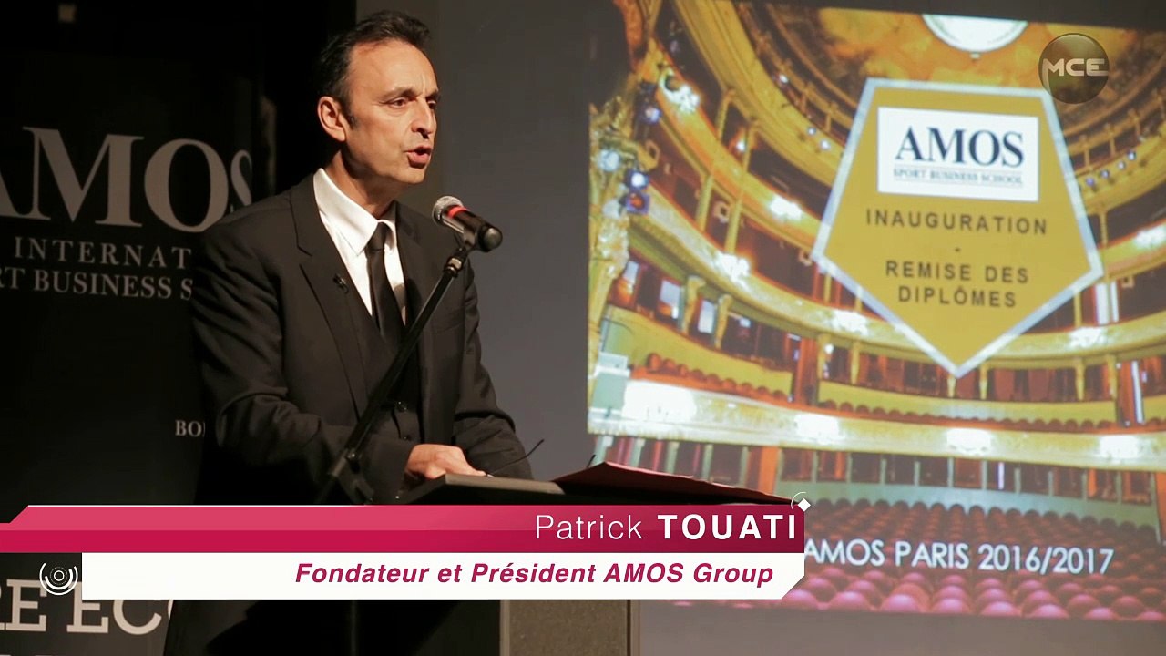 AMOS Paris : inauguration et remise de diplômes de l'école du sport business
