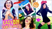Fast & Affordable DIY Halloween Costumes! Cute, Funny, Scary   Easy