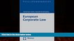 Big Deals  European Corporate Law  Full Ebooks Best Seller