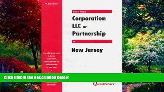 Big Deals  How to Form a Corporation, LLC or Partnership in New Jersey  Full Ebooks Most Wanted
