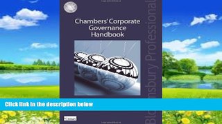 Big Deals  Chambers  Corporate Governance Handbook: Fifth Edition (Criminal Practice Series)  Best
