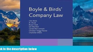 Books to Read  Boyle and Birds  Company Law: Seventh Edition  Best Seller Books Most Wanted