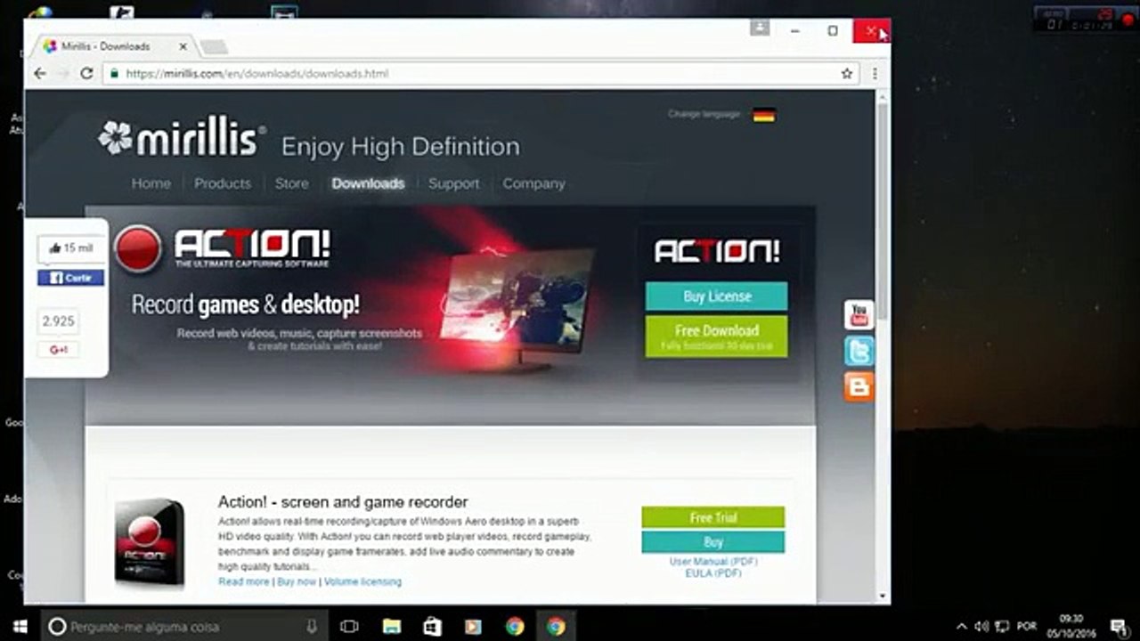 action nova key funcionando sem erro