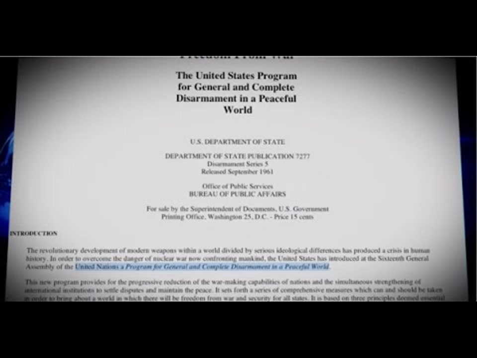 US Gov and UN Papers for Disarmament