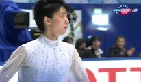 Yuzuru Hanyu - NHK14 - Warm-up before SP (ESP ITA) ENG subs