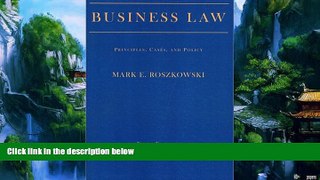 Books to Read  Business Law: Principles, Cases, and Policy, Fifth Edition  Full Ebooks Best Seller