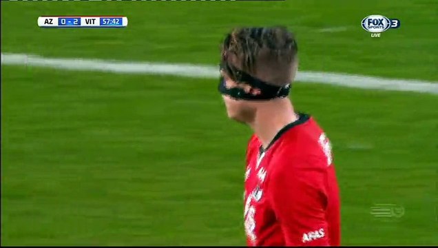 0-2 Ricky van Wolfswinkel Penalty Goal Holland Eredivisie - 15.10.2016 AZ Alkmaar 0-2 Vitesse Arnhem
