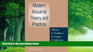 Books to Read  Modern Actuarial Theory and Practice  Full Ebooks Most Wanted