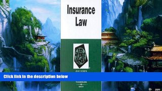 Books to Read  Insurance Law in a Nutshell (Nutshell Series) 4th (fourth) edition Text Only  Best
