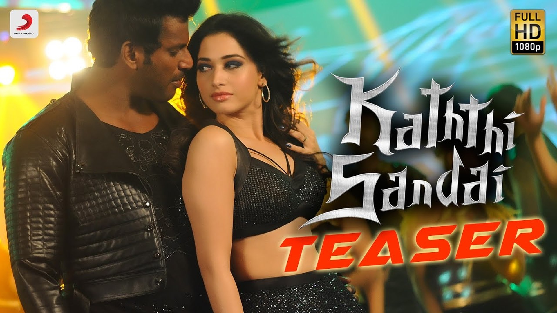 Kaththi Sandai Tamil Movie Official Teaser 2016 Vishal Tamannaah Video Dailymotion