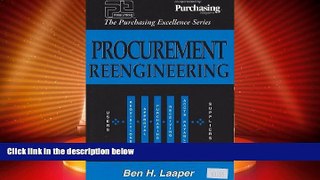 Big Deals  Procurement Reengineering (Purchasing Excellence Series)  Best Seller Books Most Wanted