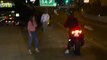 She's Lost- Drunk Woman Pees & Stumbles In The Middle Of The I-15 Freeway In San Diego!