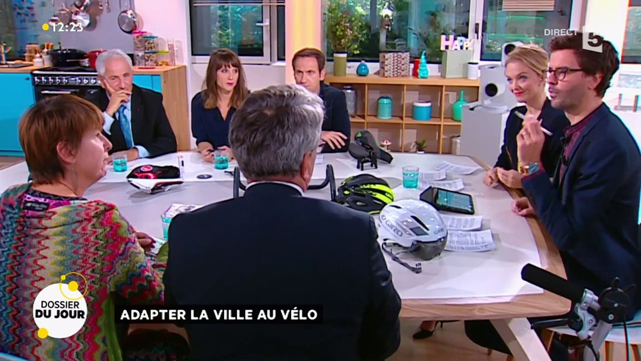 "Adapter la ville au vélo", La Quotidienne, France 5, 30 septembre 2015