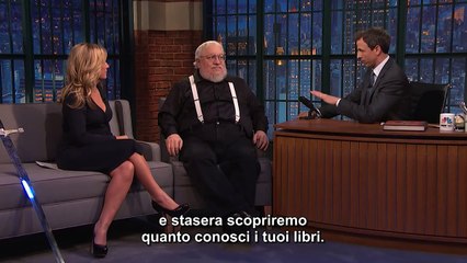 SUB-ITA: George RR Martin da Seth Meyers con Amy Poehler