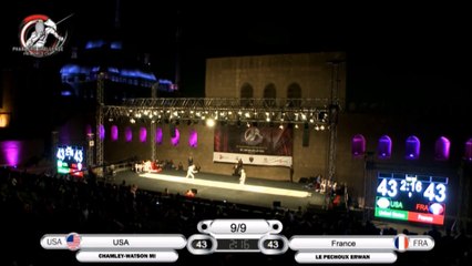 Fleuret - La France remporte la première coupe du monde au Caire