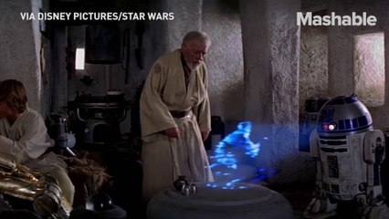 This device can project 'Star Wars'-like holograms in the air