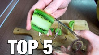 5 simple ways to peel a kiwi