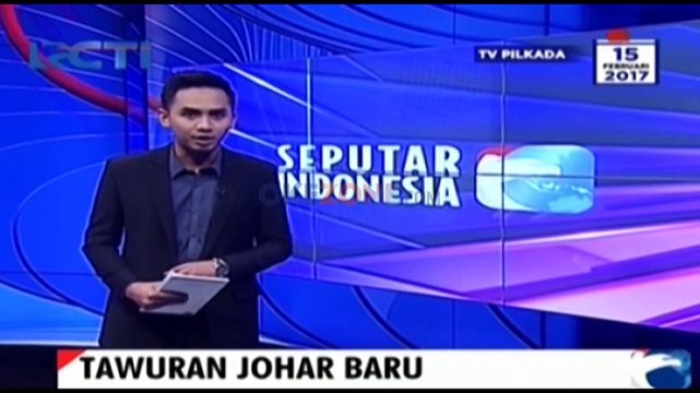 Sejumlah Bangunan Rusak Akibat Tawuran Antar Warga Johar Baru Jakarta Pusat