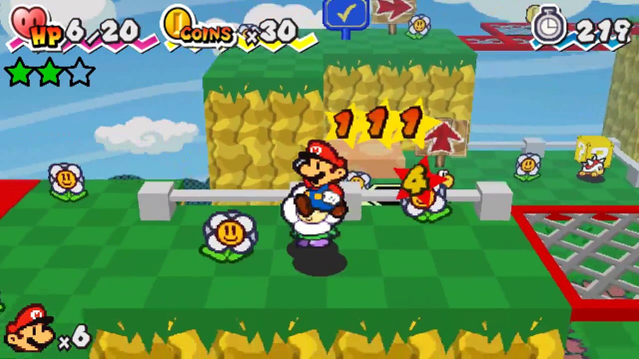 Lets Play Paper Mario 3D Land Part 1: Paper Mario meets 3D Land / World!
