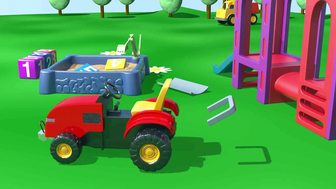 Çizgi film - İş Makineleri - Greyder Bölüm 2 (Sayılar öğreniyoruz)