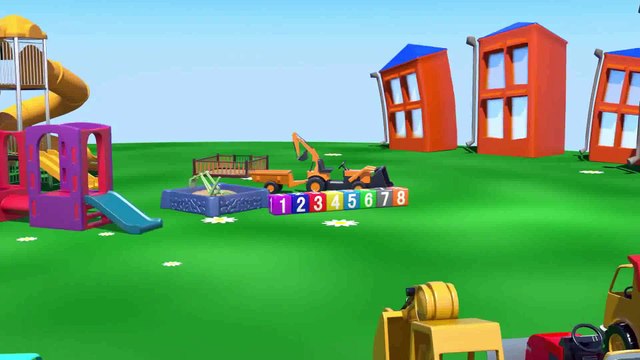 Çizgi film - İş makineleri - Kamyon Bölüm 7 (Sayılar öğreniyoruz)