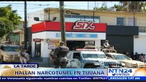 Autoridades mexicanas hallan narcotúnel entre Tijuana y San Diego al interior de empresa procesadora