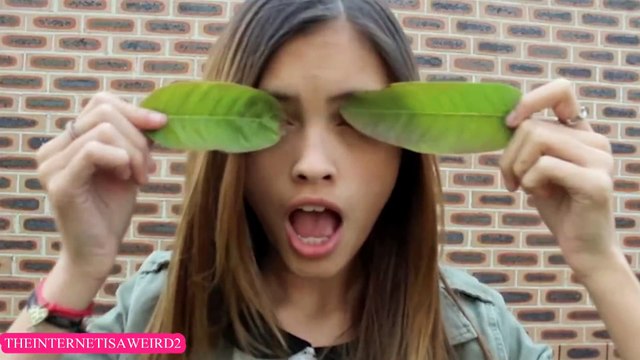 GANGNAM STYLE EYEBROW DANCE Girl with a funny talent