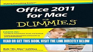 [Free Read] Office 2011 for Mac For Dummies Full Online