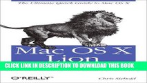 [Free Read] Mac OS X Lion Pocket Guide: The Ultimate Quick Guide to Mac OS X Free Online