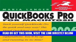[Free Read] QuickBooks Pro 2006 for Macintosh: Visual QuickStart Guide Full Online