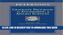 Read Now Grad Guides BK5: Engineer/Appld Scis 2007 (Peterson s Graduate Programs in Engineering